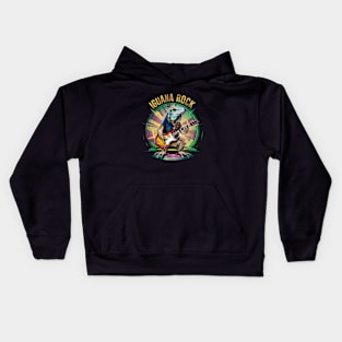 Lizard Rockstar - Iguana Rock Kids Hoodie